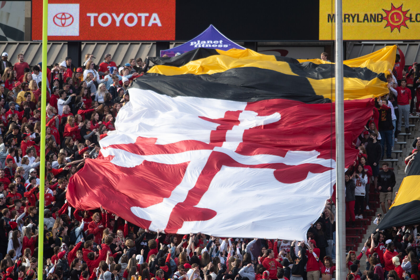 Penn State football vs. Maryland, Maryland flag